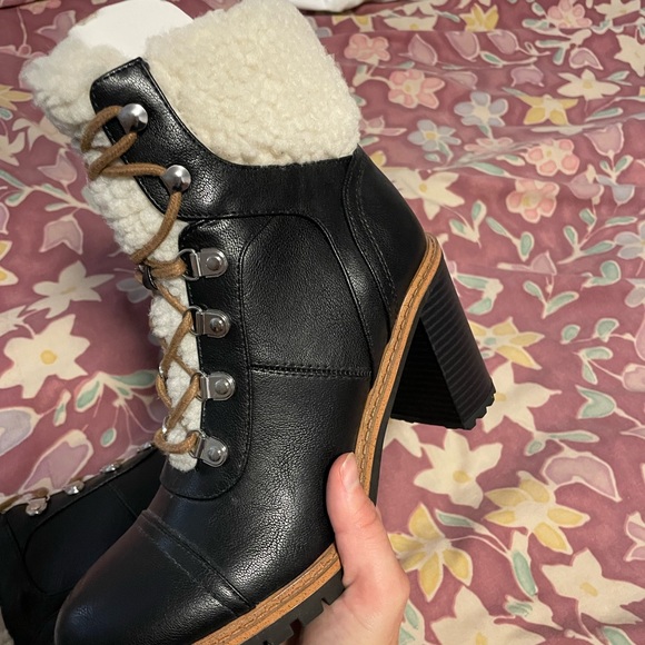 Nine West Black Faux Fur Booties - Picture 4 of 7
